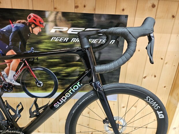 Superior XR 9.7 GF Gloss Rainbow Black Racefiets Gravelfiets Shimano Ultegra DI2 Wielen DT Swiss
